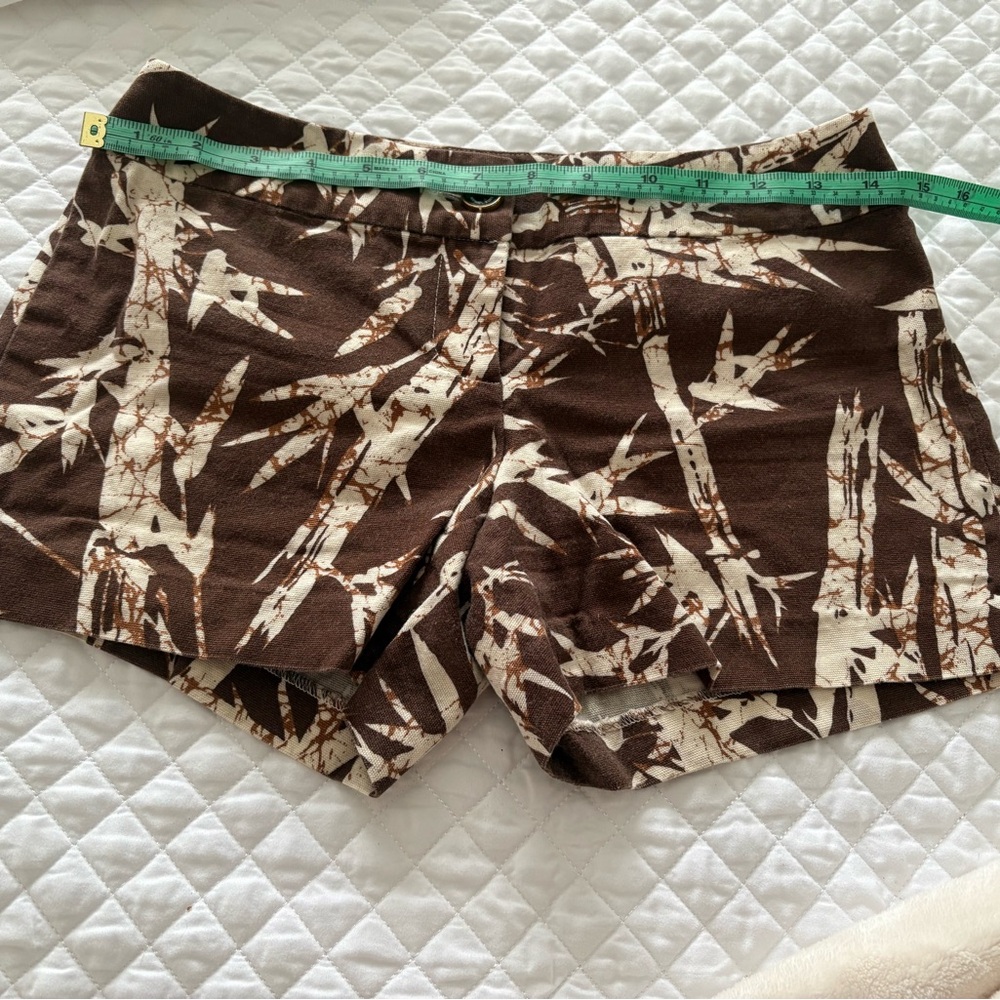 Michael Kors Abstract Brown and Cream Pants